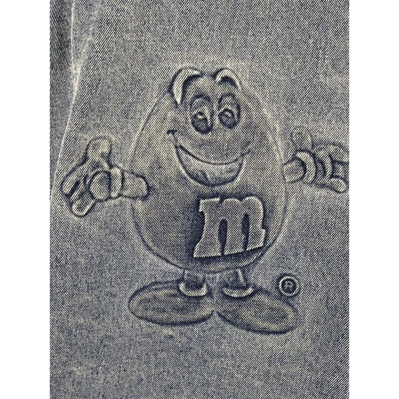 Vintage Planet Mars Peanut M&M Denim Jacket Men's L - Picture 2 of 9